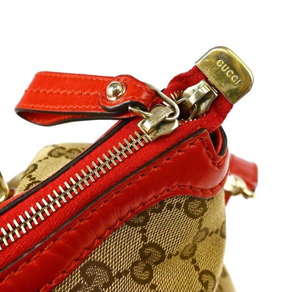 Gucci Beige Canvas 2way Handbag - Picture 5 of 9